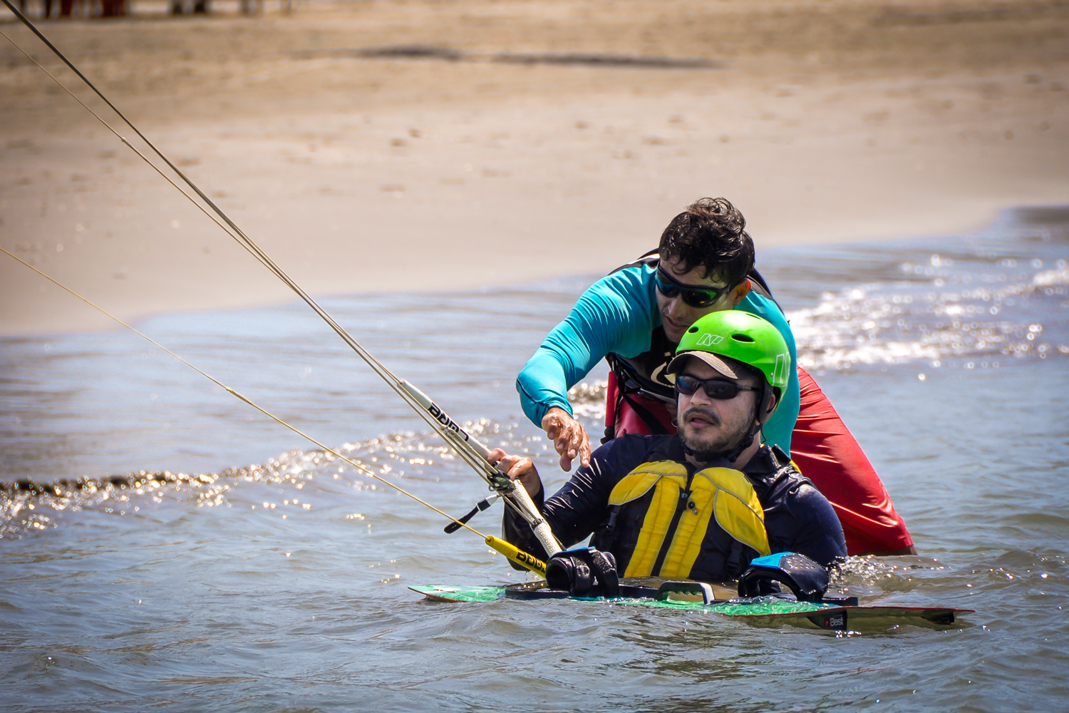 clases privadas - entrenamiento de kitesurf Cartagena - Colombia